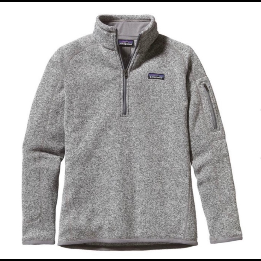 Women’s Better Sweater 1/4 Zip Grey Patagonia